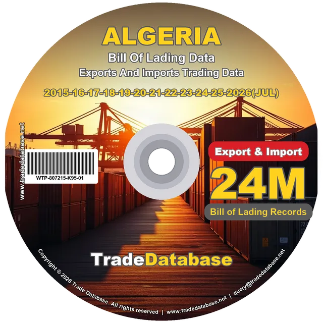 Algeria Export & Import BL Data 2015-2026