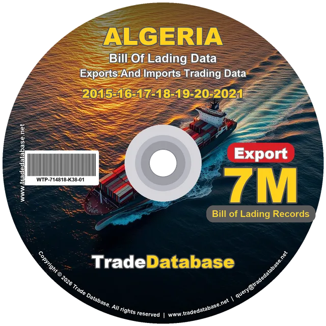 Algeria Export BL Data 2015-2021