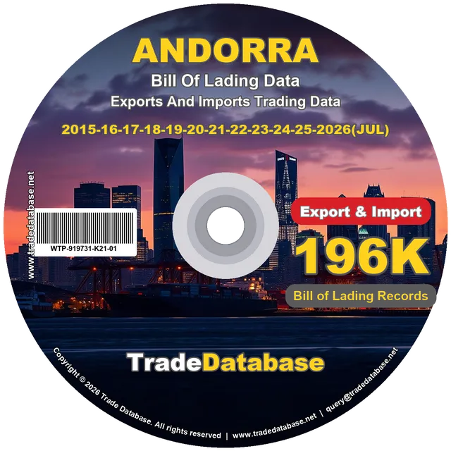 Andorra Export & Import BL Data 2015-2026