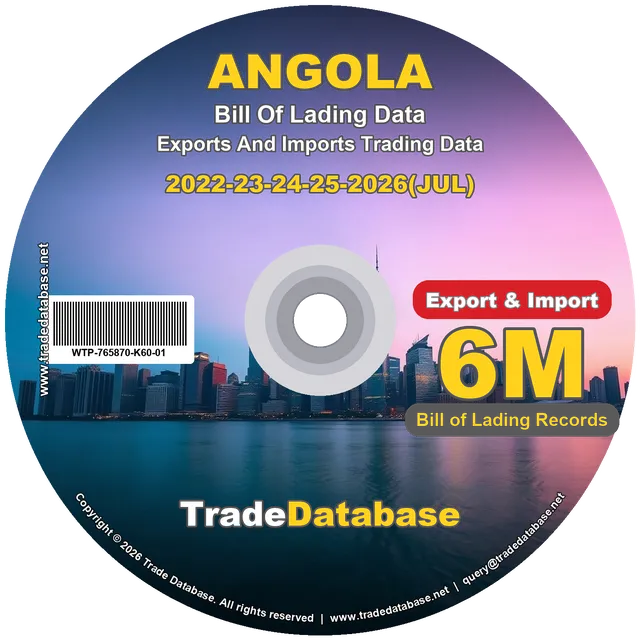 Angola Export & Import BL Data 2022-2026