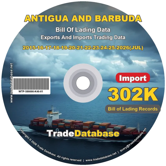 Antigua and Barbuda Import BL Data 2015-2026 CD