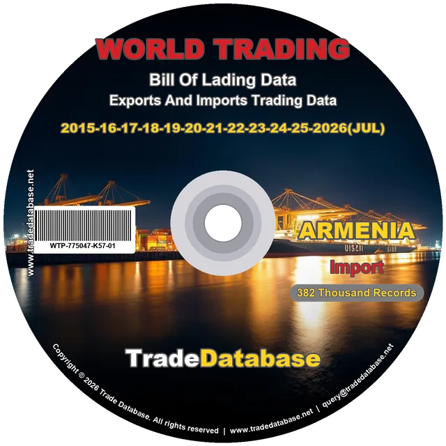 Armenia Import BL Data 2015-2026 CD