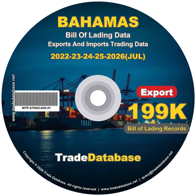 Bahamas Export BL Data 2022-2026