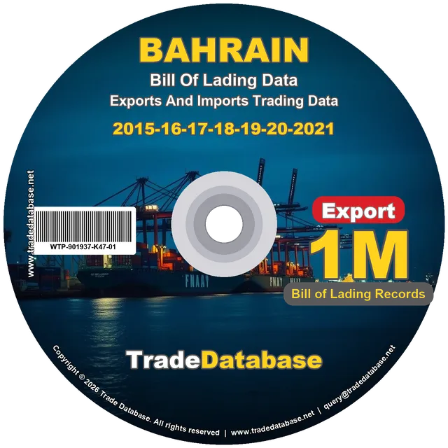 Bahrain Export BL Data 2015-2021