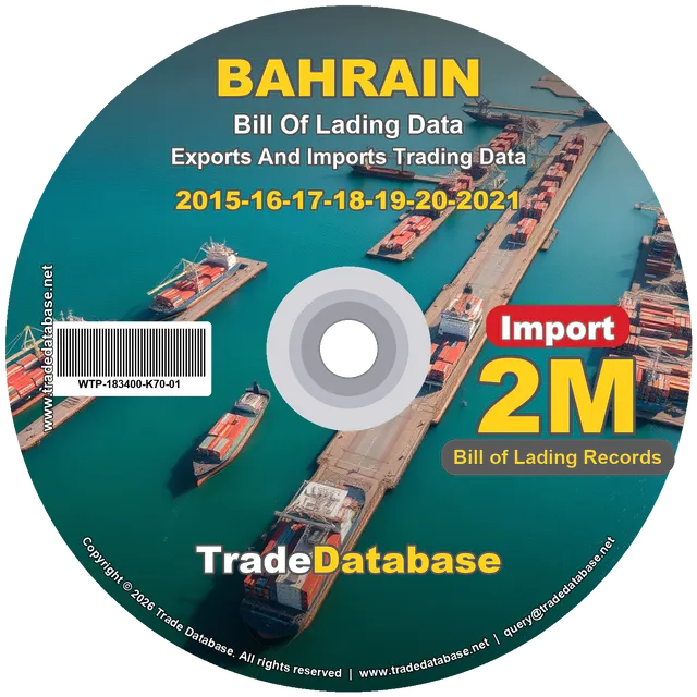 Bahrain Import BL Data 2015-2021