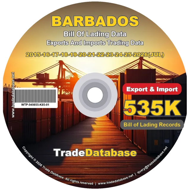 Barbados Export & Import BL Data 2015-2026