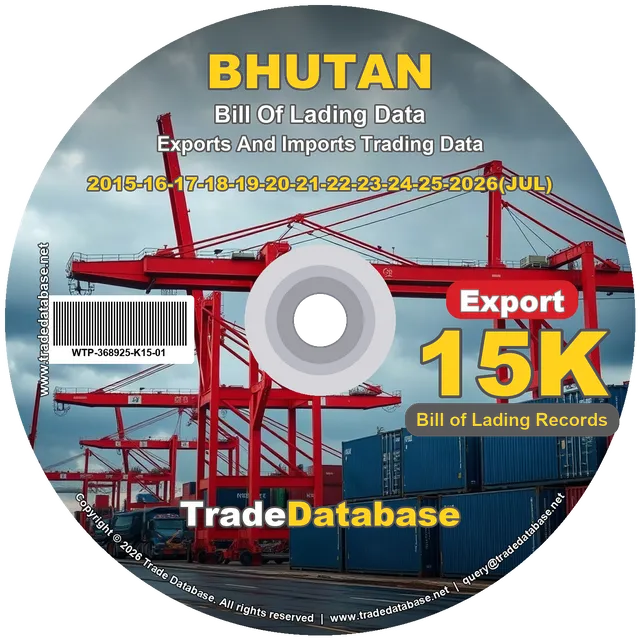 Bhutan Export BL Data 2015-2026