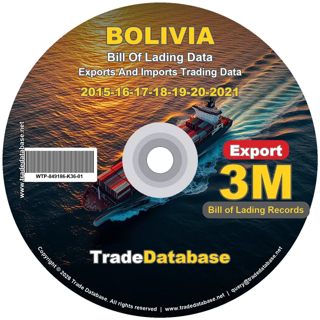 Bolivia Export BL Data 2015-2021