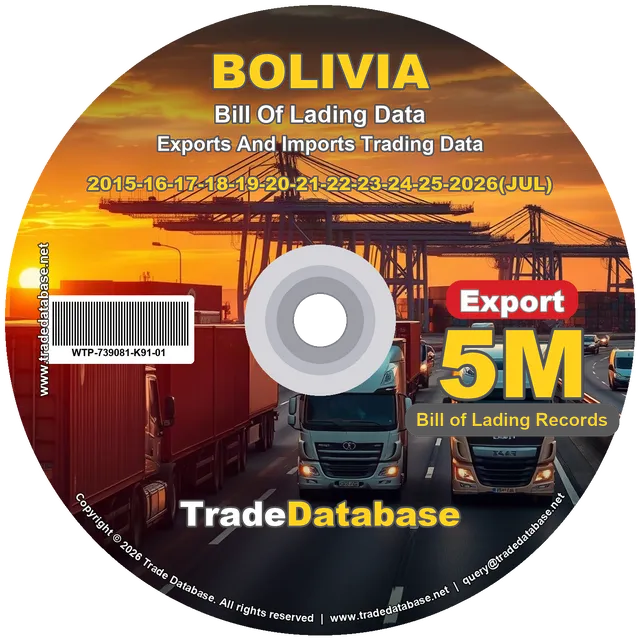 Bolivia Export BL Data 2015-2026