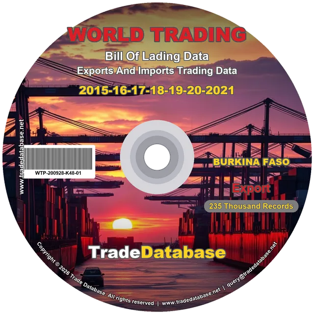 Burkina Faso Export BL Data 2015-2021 CD