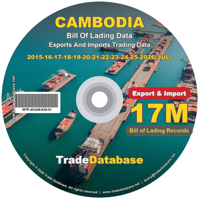Cambodia Export & Import BL Data 2015-2026