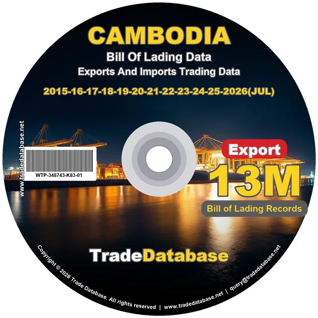 Cambodia Export BL Data 2015-2026