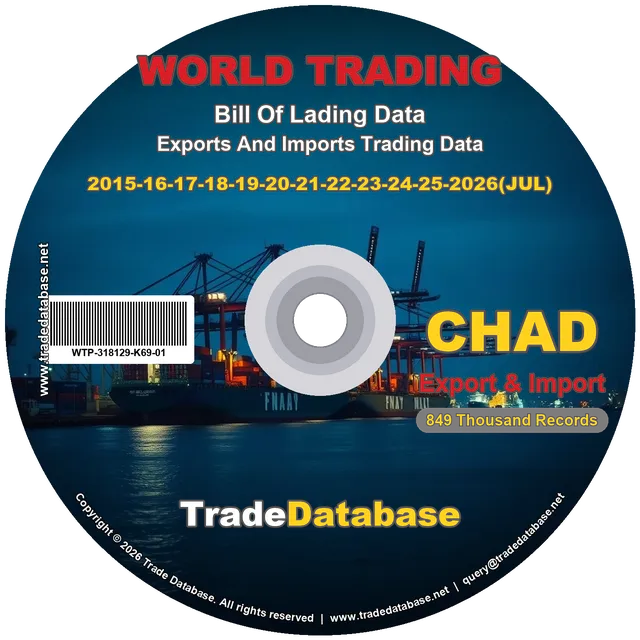 Chad Export & Import BL Data 2015-2026