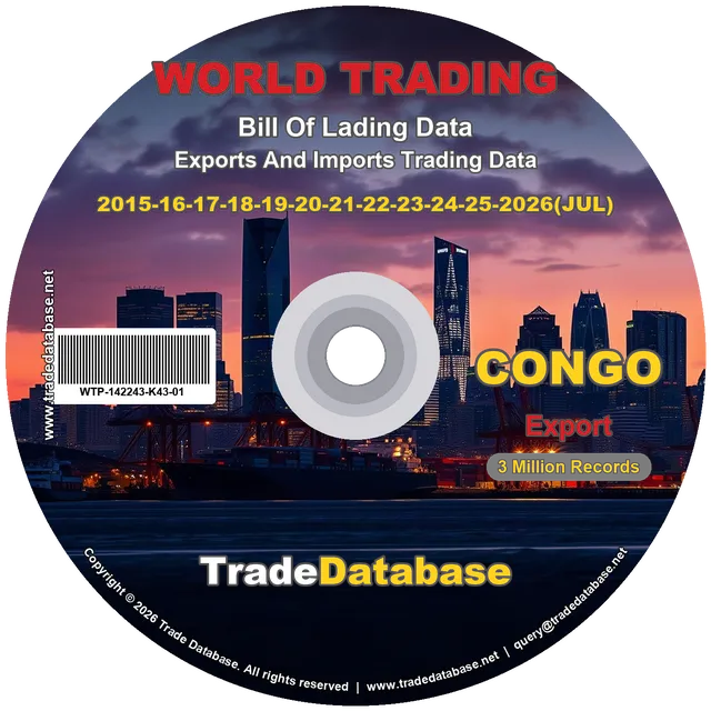 Congo Export BL Data 2015-2026