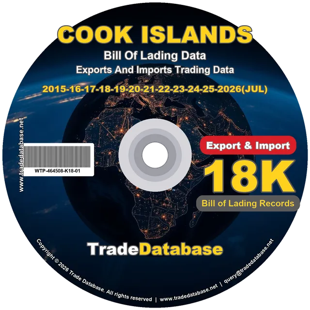 Cook Islands Export & Import BL Data 2015-2026