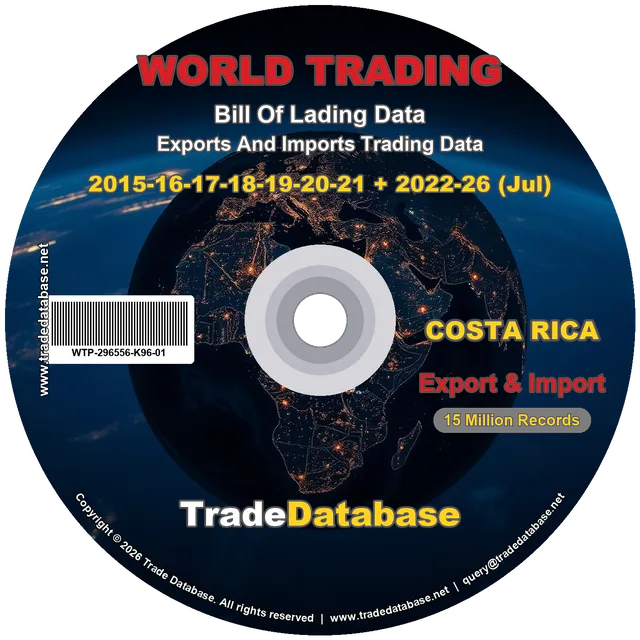 Costa Rica Export & Import BL Data 2015-2026