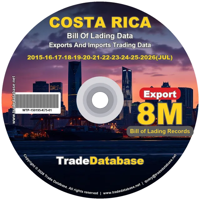 Costa Rica Export BL Data 2015-2026