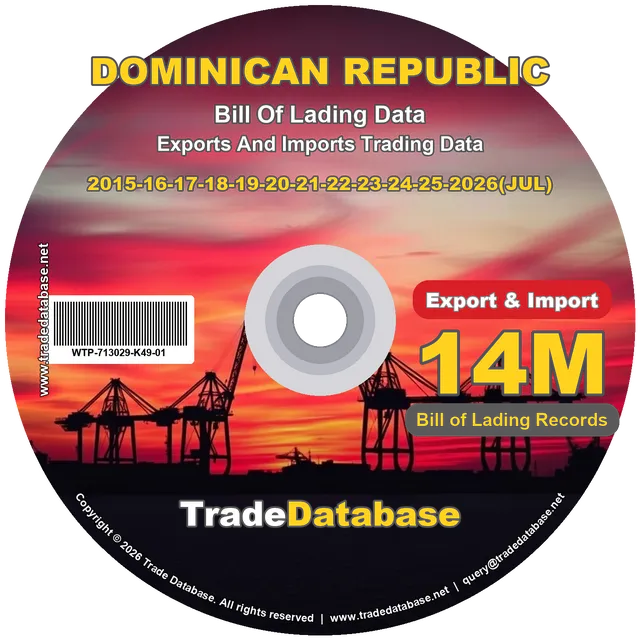 Dominican Republic Export & Import BL Data 2015-2026