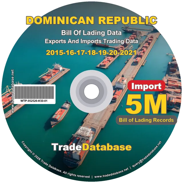 Dominican Republic Import BL Data 2015-2021