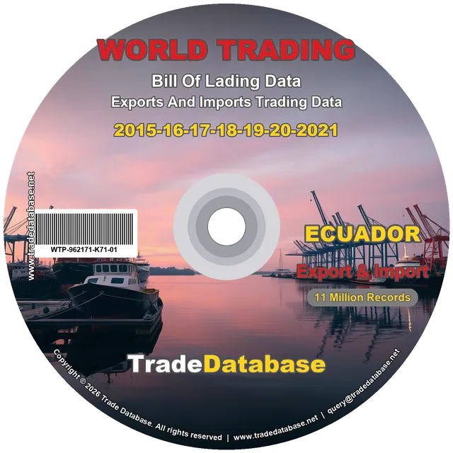 Ecuador Export & Import BL Data 2015-2021