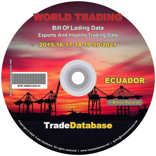 Ecuador Export BL Data 2015-2021