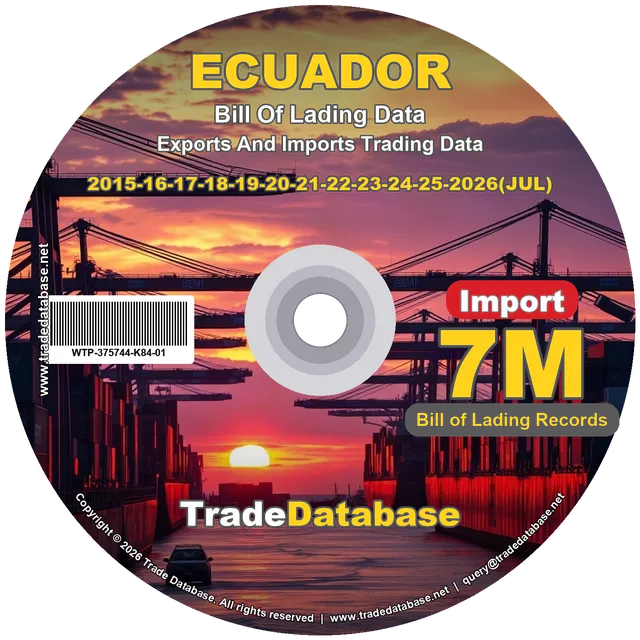 Ecuador Import BL Data 2015-2026