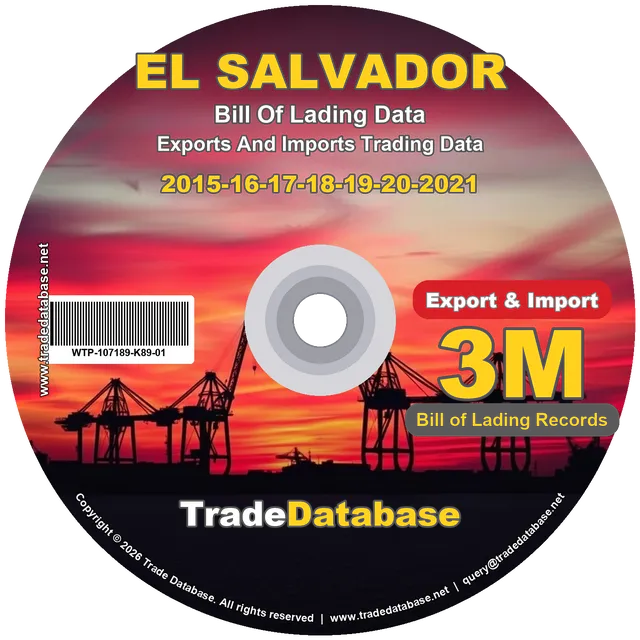 El Salvador Export & Import BL Data 2015-2021