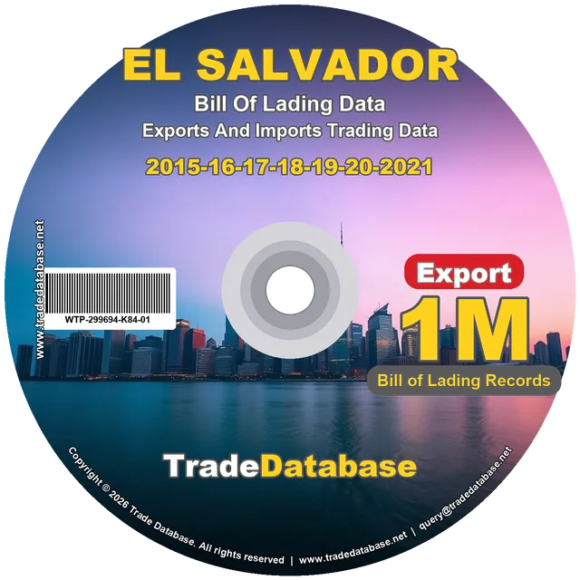 El Salvador Export BL Data 2015-2021