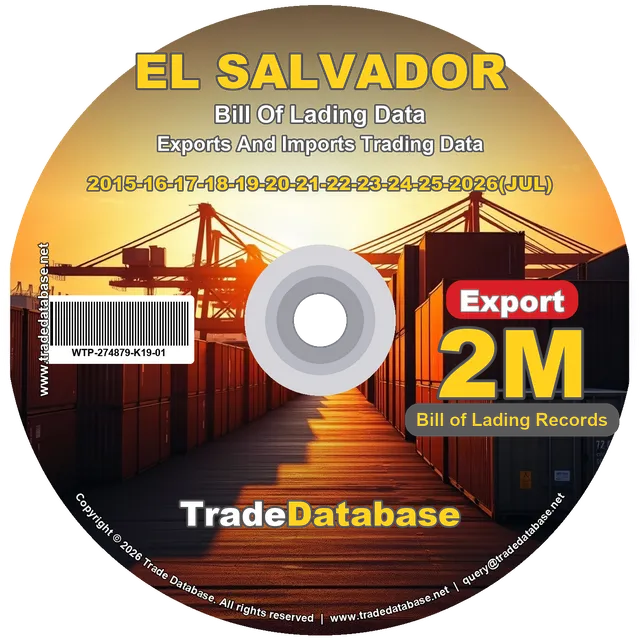 El Salvador Export BL Data 2015-2026