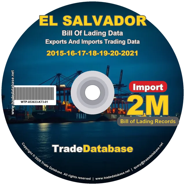 El Salvador Import BL Data 2015-2021