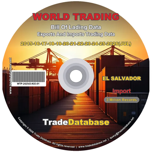El Salvador Import BL Data 2015-2026