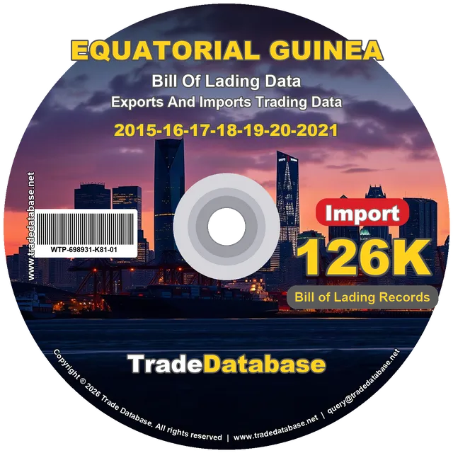 Equatorial Guinea Import BL Data 2015-2021
