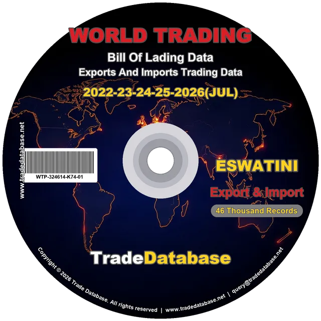 Eswatini Export & Import BL Data 2022-2026 CD