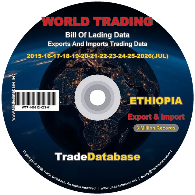 Ethiopia Export & Import BL Data 2015-2026 CD