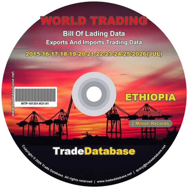 Ethiopia Import BL Data 2015-2026 CD