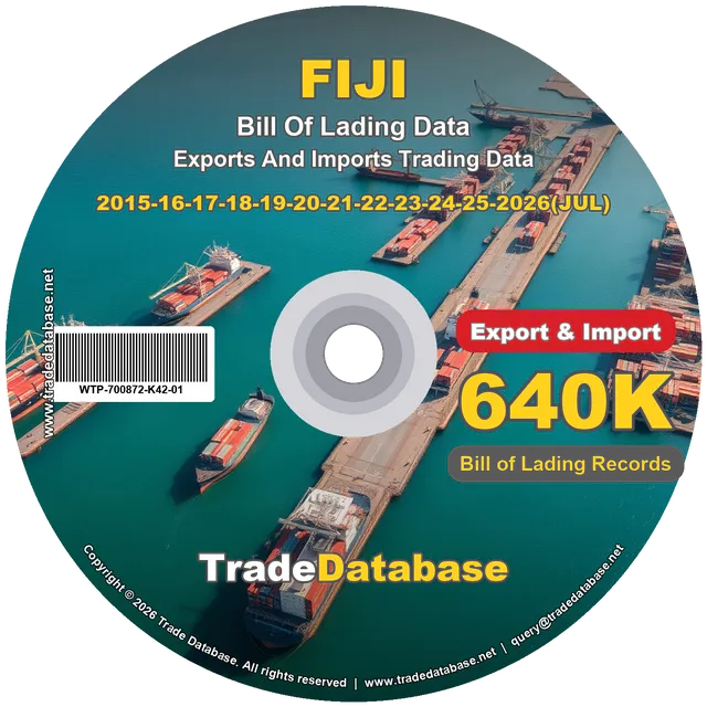 Fiji Export & Import BL Data 2015-2026