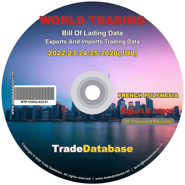 French Polynesia Export & Import BL Data 2022-2026
