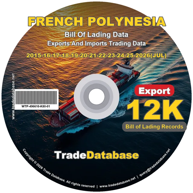 French Polynesia Export BL Data 2015-2026
