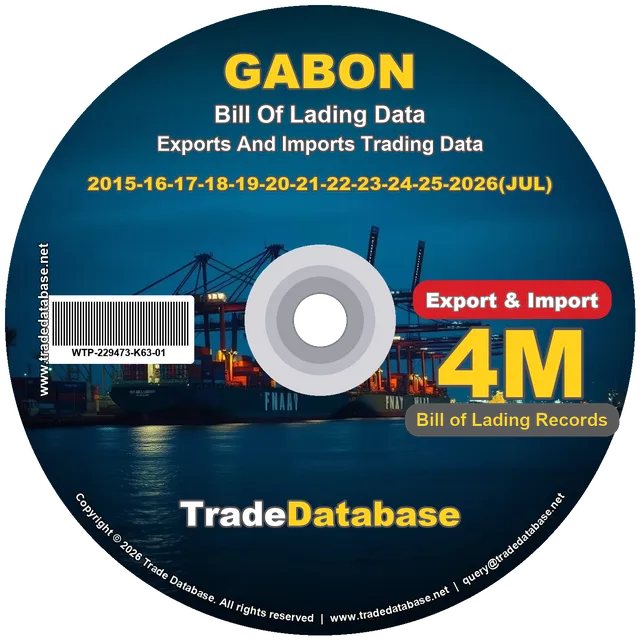 Gabon Export & Import BL Data 2015-2026
