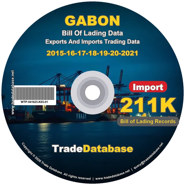 Gabon Import BL Data 2015-2021