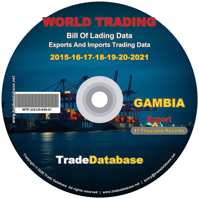 Gambia Export BL Data 2015-2021 CD