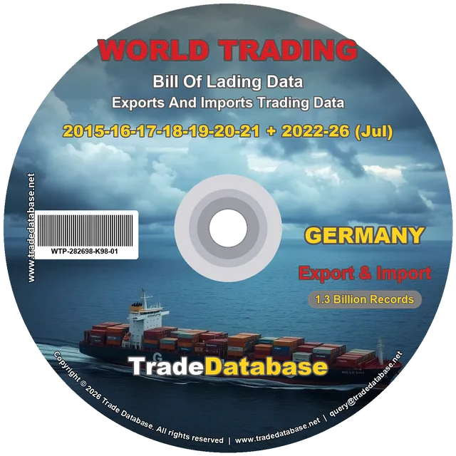 Germany Export & Import BL Data 2015, 16, 17, 18, 19, 20, 21 + 2022, 23, 24, 25, 26 (upto July)
