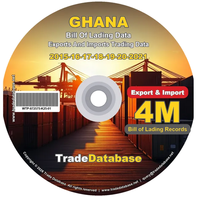 Ghana Export & Import BL Data 2015-2021