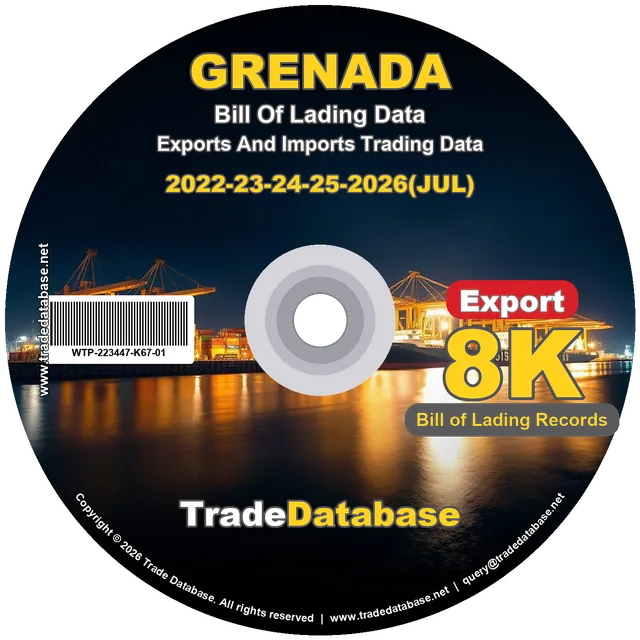 Grenada Export BL Data 2022-2026