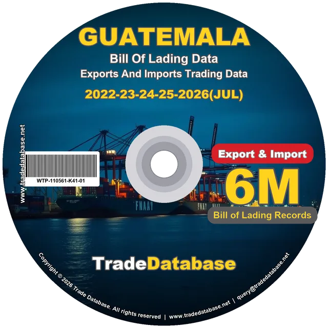 Guatemala Export & Import BL Data 2022-2026