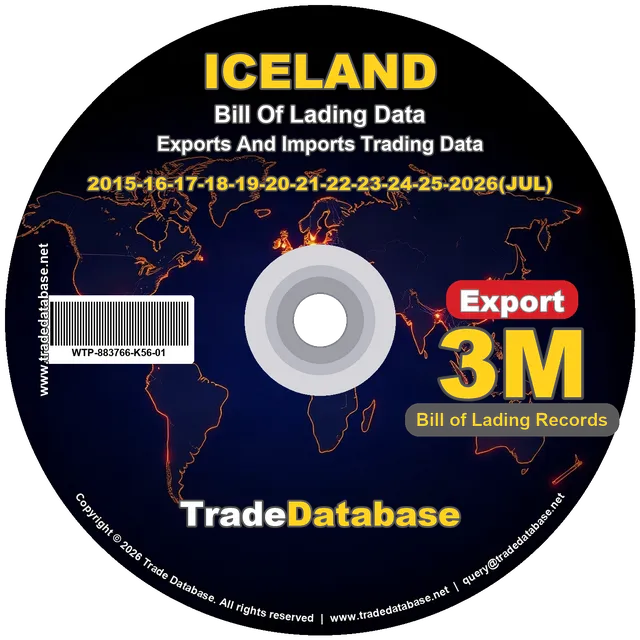 Iceland Export BL Data 2015-2026