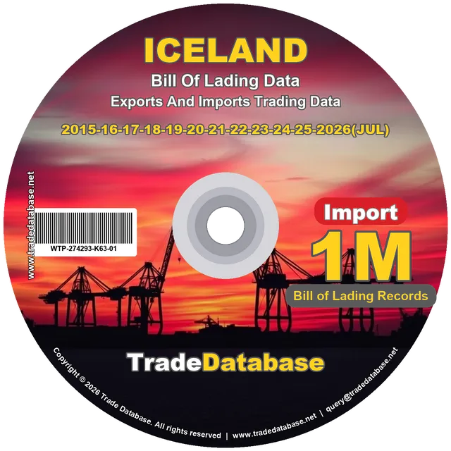 Iceland Import BL Data 2015-2026