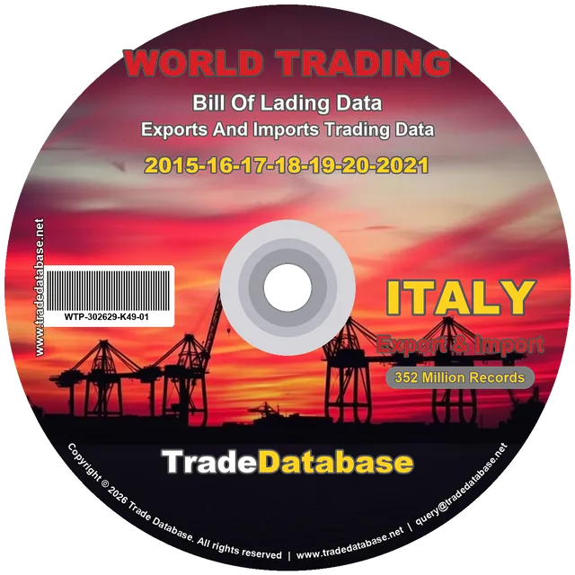 Italy Export & Import BL Data 2015-2021