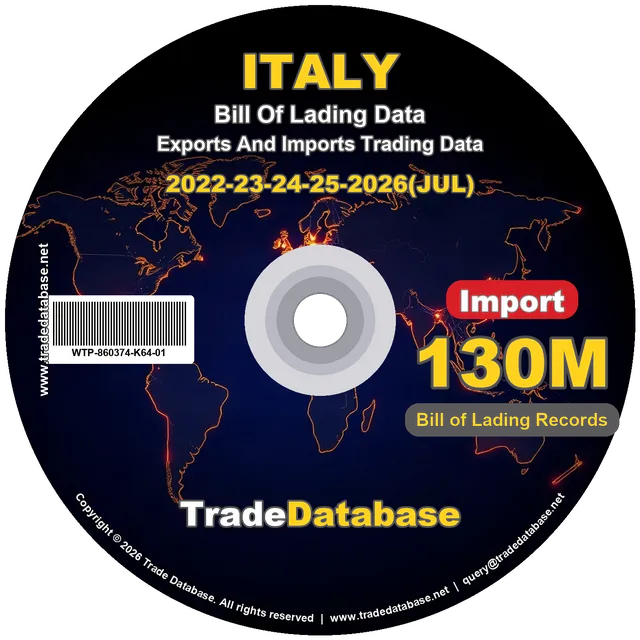 Italy Import BL Data 2022-2026