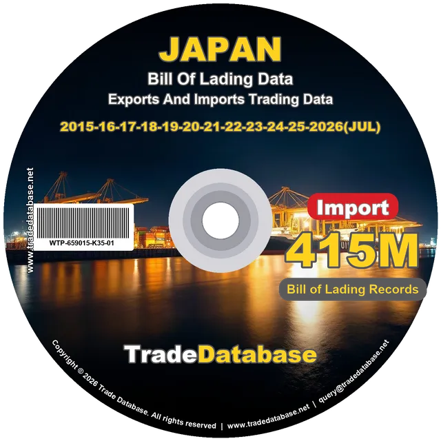 Japan Import BL Data 2015-2026